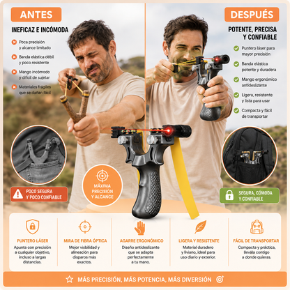 HUARACA CON LASER PROFESIONAL + 3 LIGAS DE REGALO