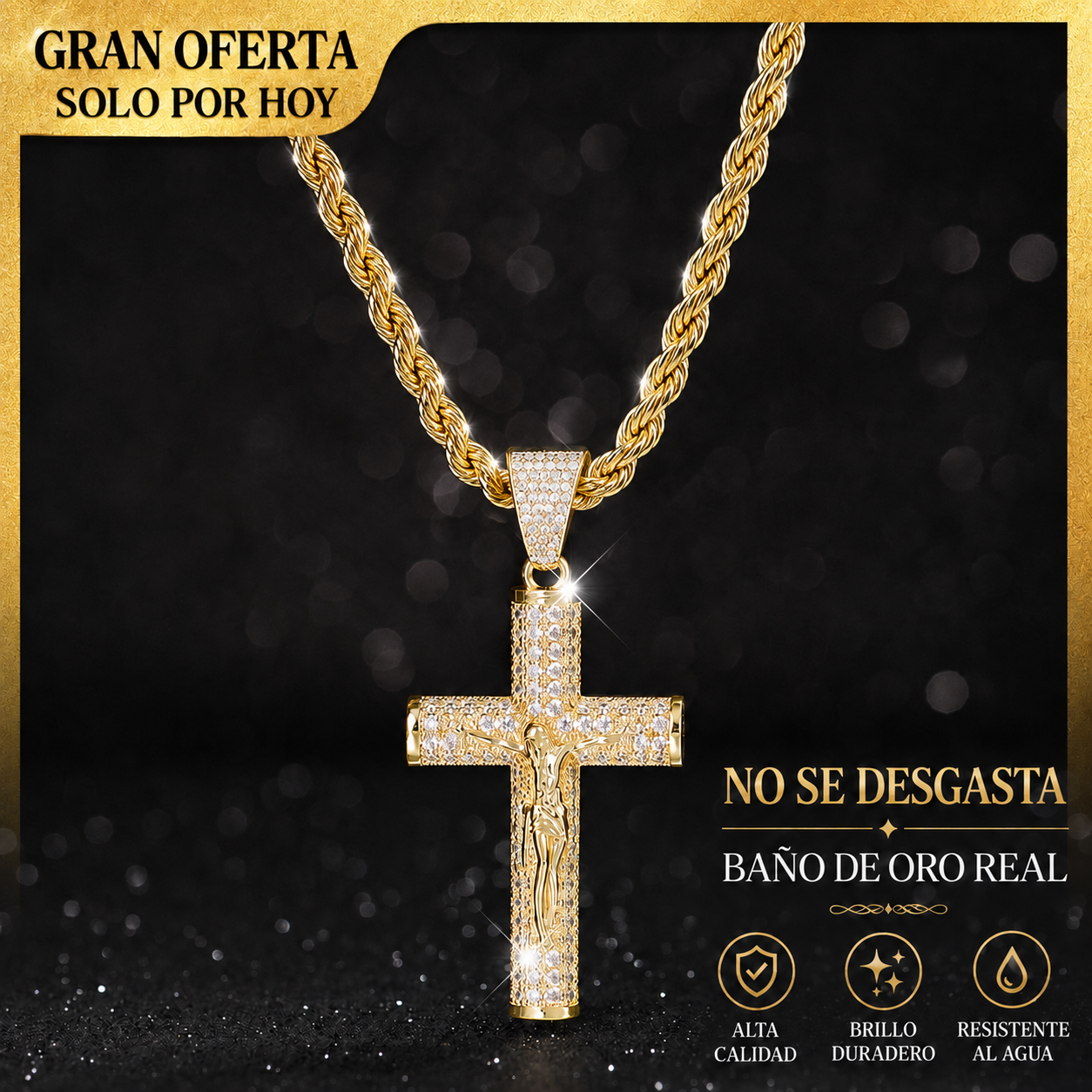 Cadena Crucifijo de Jesús